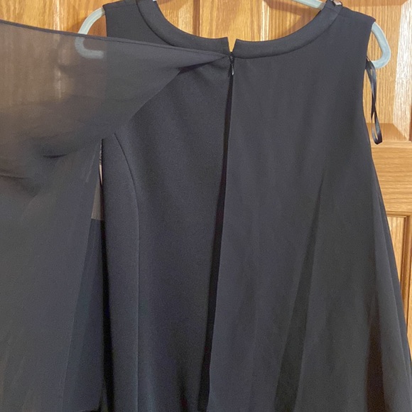 NWT Black Cold Shoulder Event Dress - Picture 6 of 6